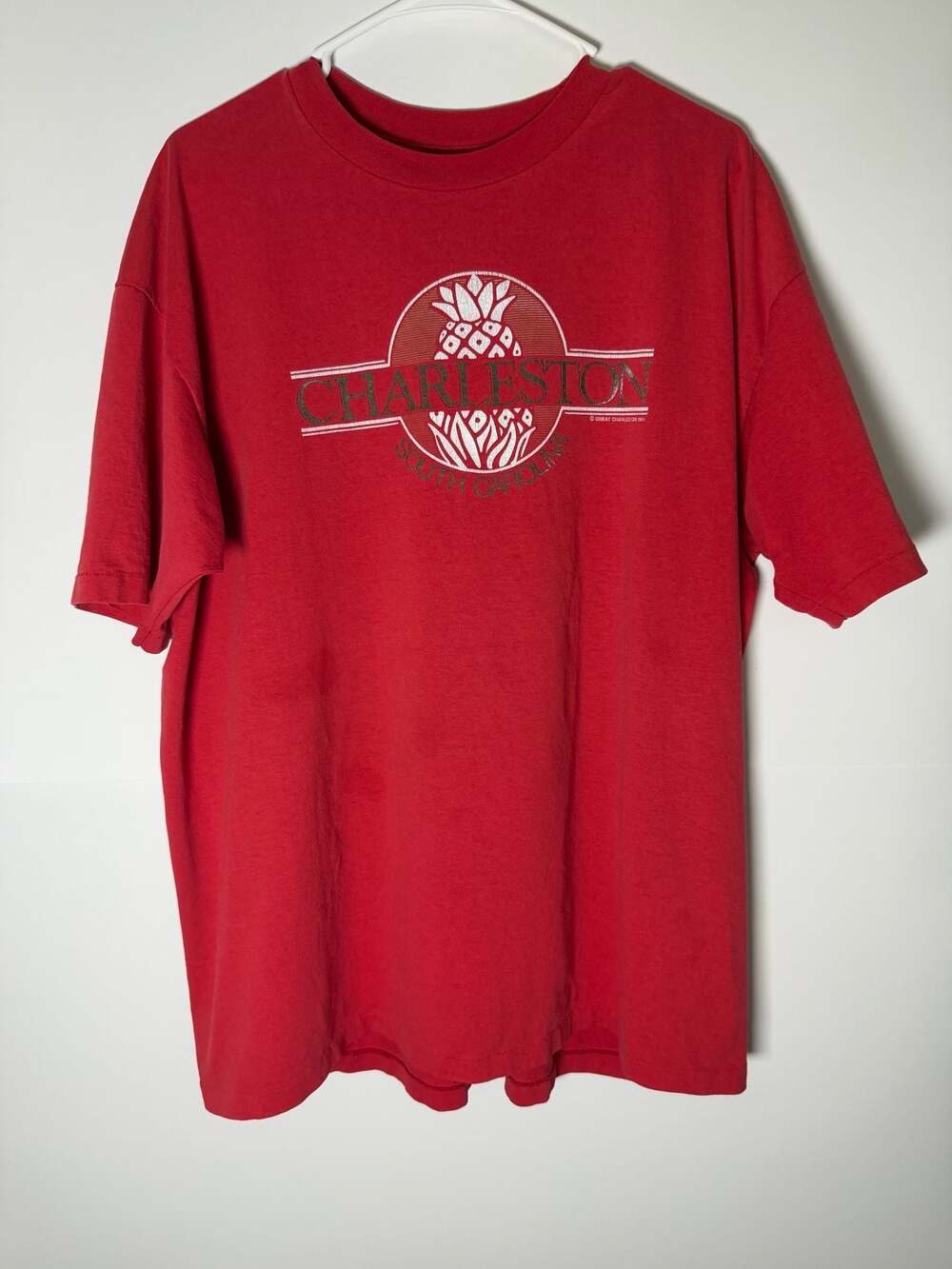 Vintage Hanes Charleston South Carolina Pineapple Graphic T-Shirt XXL